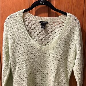 Cashmere Women's Light Green Sweater